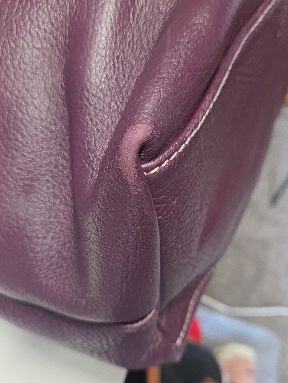 Dooney & Bourke Purple Pebbled Leather Hobo Shoulder Bag - Picture 7 of 13